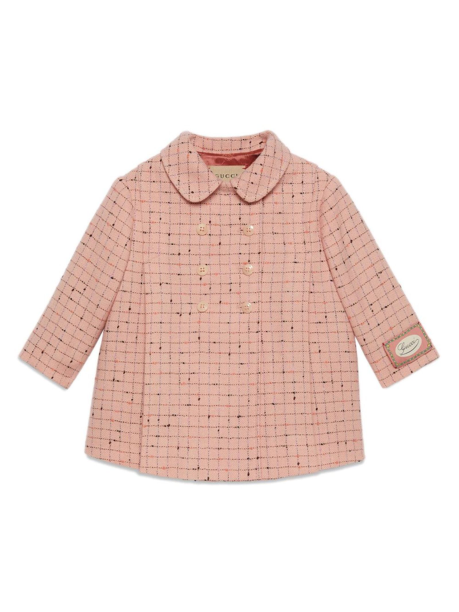 Light pink wool blend coat GUCCI KIDS 741311XWAX5 5152 Mario D