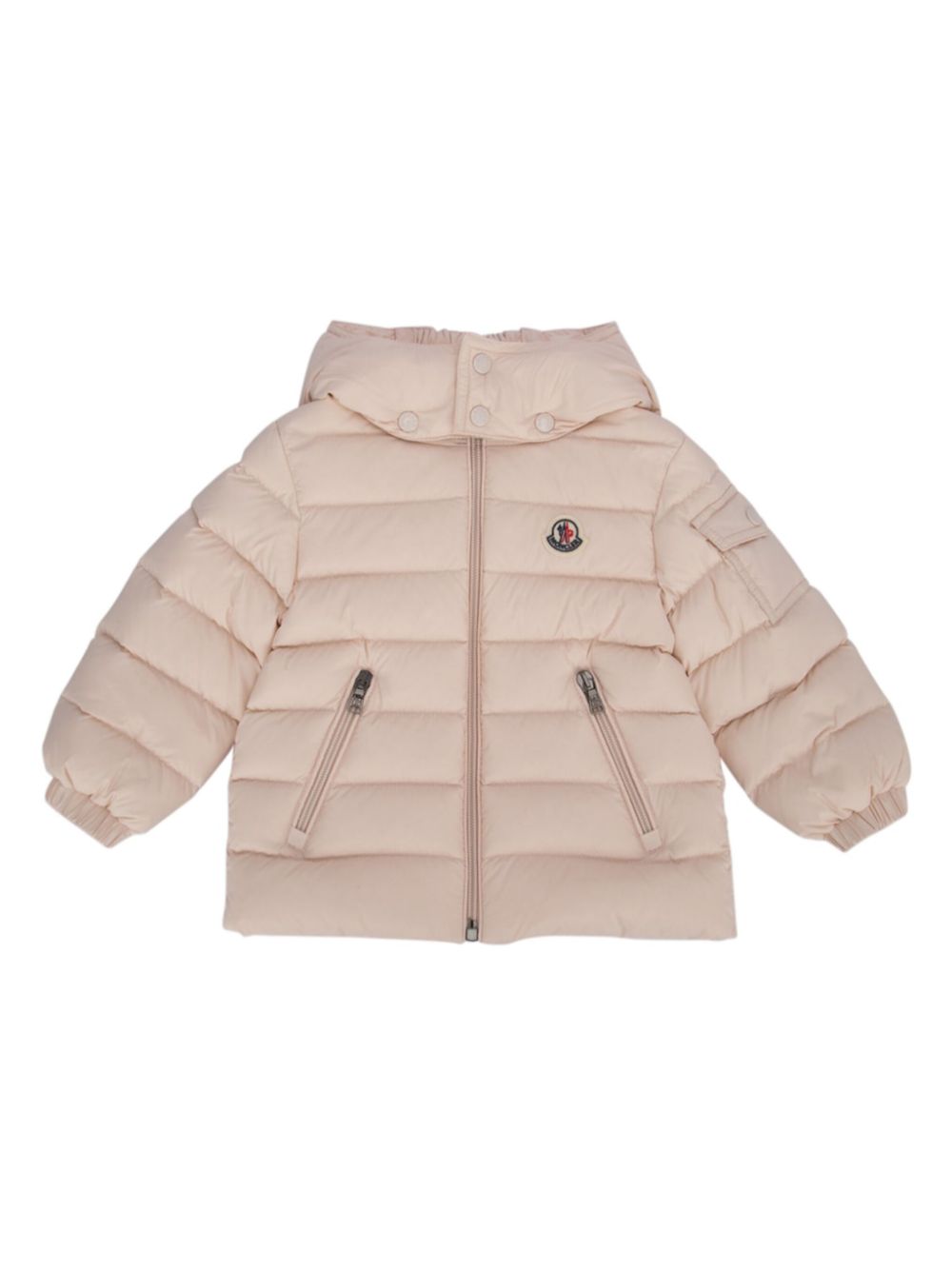 pink goose down jacket