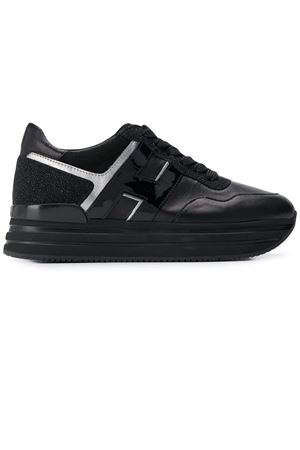 Hogan Midi H222 Black sneakers HOGAN | HXW4830CB80LVK019U