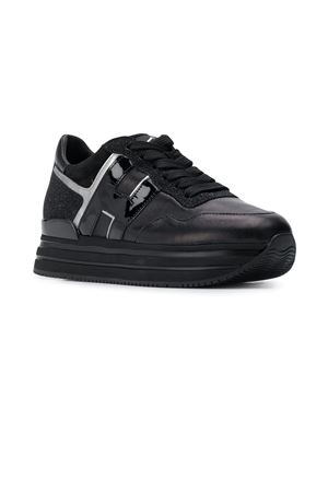 Hogan Midi H222 Black sneakers HOGAN | HXW4830CB80LVK019U