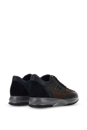 Sneakers Hogan Interactive Marrone Nero HOGAN | HXM00N0Q101S99429E