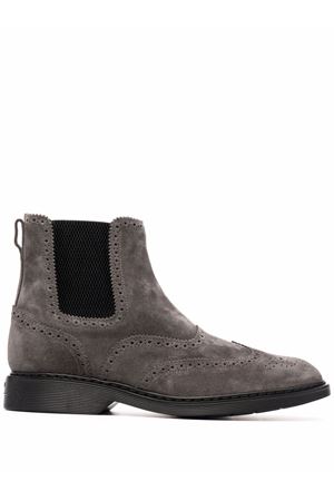 grey leather ankle boot HOGAN | HXM5760DT40HG0B804