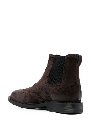 brown leather ankle boot HOGAN | HXM5760DT40HG0S807