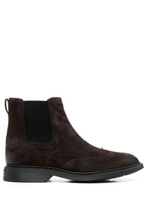 brown leather ankle boot HOGAN | HXM5760DT40HG0S807
