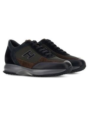 Sneakers Hogan Interactive Marrone Nero HOGAN | HXM00N0Q101S99429E