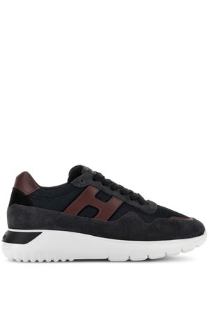 black leather sneakers HOGAN | HXM3710EG30FA606GH