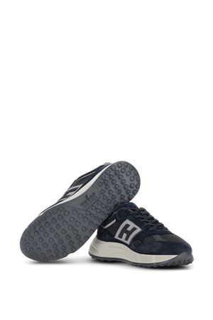 sneakers in pelle blu HOGAN | HXM5630FK70P5A589K