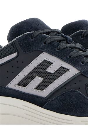 sneakers in pelle blu HOGAN | HXM5630FK70P5A589K
