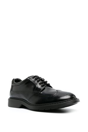 Black leather Hogan H576 lace-up HOGAN | HXM5760EP60QFYB999