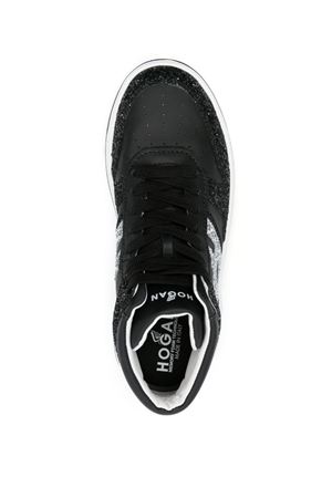 Sneakers High Top Hogan H630 Black Silver HOGAN | HXW6300EU40SEH0353