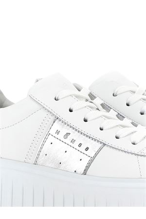 white leather H-stripes sneakers HOGAN | HXW6450FK5TRMW0351