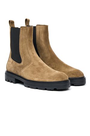 Beige suede Chelsea Ankle Boots HOGAN | HXM6730FM60BYEV624
