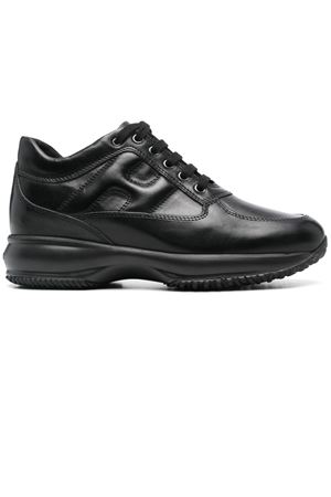 sneakers in pelle nero HOGAN | HXW00N00010KXTB999
