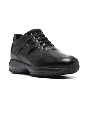 sneakers in pelle nero HOGAN | HXW00N00010KXTB999