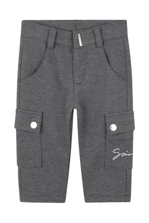 grey cotton trousers GIVENCHY KIDS | H30879A83
