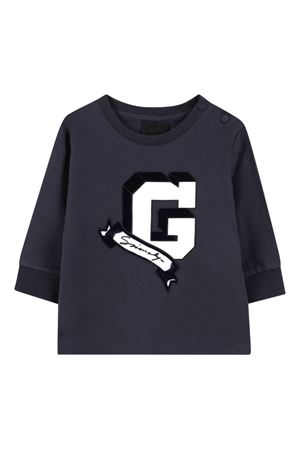 blue cotton tshirt GIVENCHY KIDS | H30890853