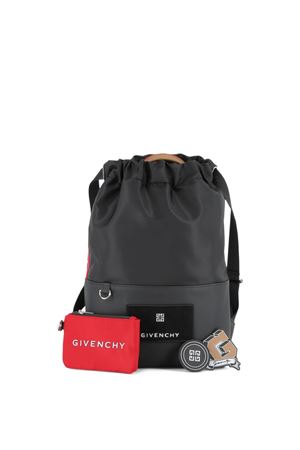 zaino in nylon nero GIVENCHY KIDS | H3090609B