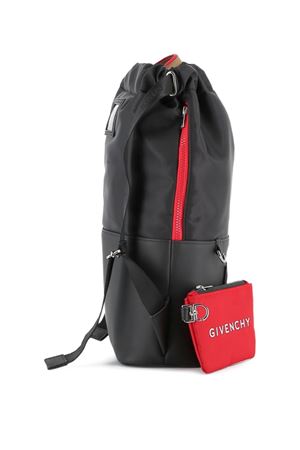 zaino in nylon nero GIVENCHY KIDS | H3090609B