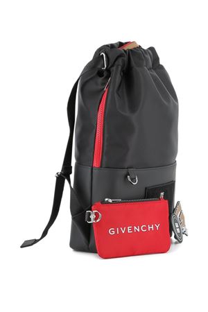 zaino in nylon nero GIVENCHY KIDS | H3090609B