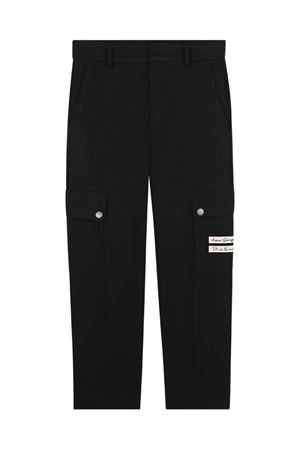 pantalone in cotone nero GIVENCHY KIDS | H3092709B