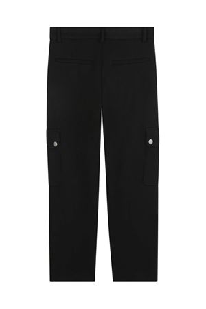 pantalone in cotone nero GIVENCHY KIDS | H3092709B