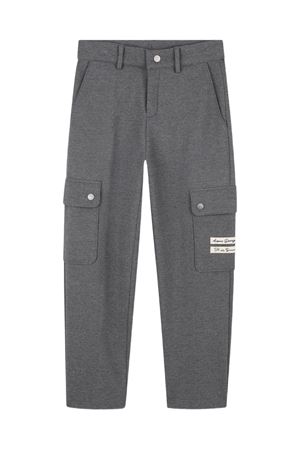 pantalone in cotone grigio GIVENCHY KIDS | H30927A83