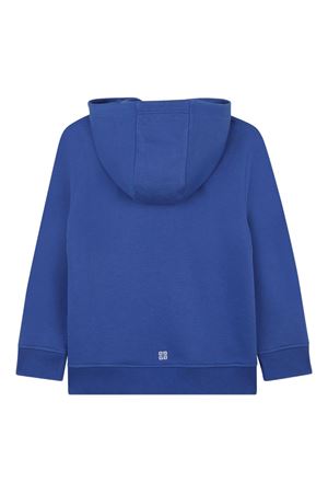 felpa in cotone blu GIVENCHY KIDS | H30942865