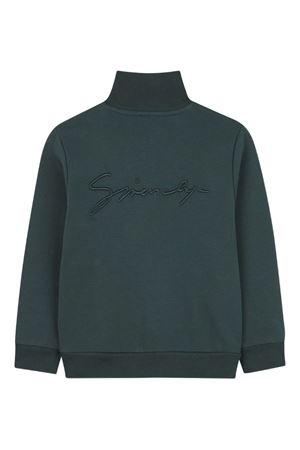 felpa in cotone verde GIVENCHY KIDS | H30944672