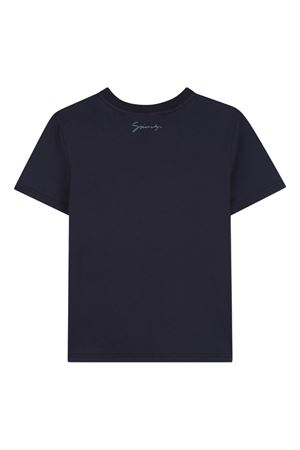 tshirt in cotone blu GIVENCHY KIDS | H30956853