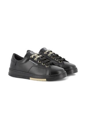 sneakers in pelle nero GIVENCHY KIDS | H3104209B