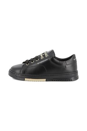 sneakers in pelle nero GIVENCHY KIDS | H3104209B