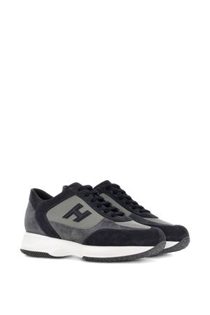 Hogan Interactive Blue Grey sneakers HOGAN | HXM00N0I980UGO418W