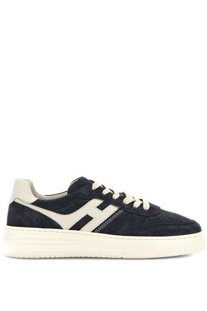 blue leather sneakers h580 HOGAN | HXM6300EU54UHO01VU