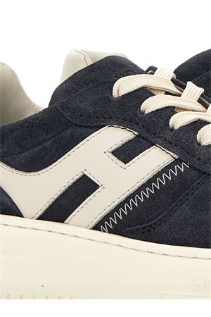blue leather sneakers h580 HOGAN | HXM6300EU54UHO01VU