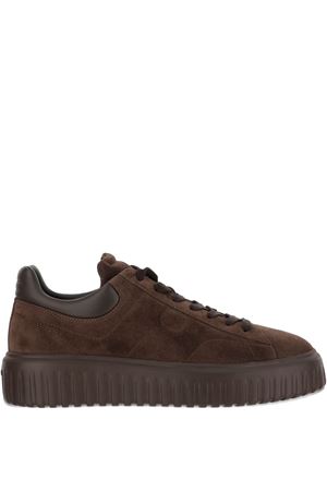 brown leather sneakers HOGAN | HXM6450FC6TPJQ0UV2