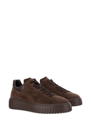 brown leather sneakers HOGAN | HXM6450FC6TPJQ0UV2