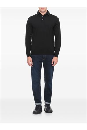 black leather h-stripes HOGAN | HXM6450FC6TUDMU801