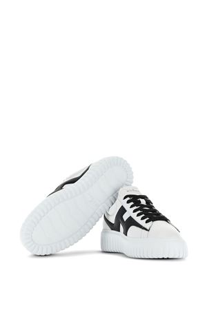 Sneakers Hogan H-Stripes White Black HOGAN | HXM6450FE91LE90001