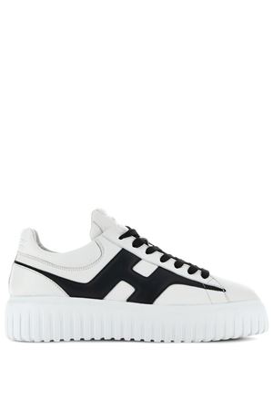 Sneakers Hogan H-Stripes White Black HOGAN | HXM6450FE91LE90001