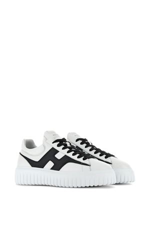 Sneakers Hogan H-Stripes White Black HOGAN | HXM6450FE91LE90001