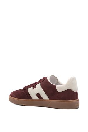 bordeaux leather sneakers HOGAN | HXM6470FB60PJQ0GAG