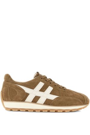 brown leather sneakers HOGAN | HXM6710FP0IUHO9981