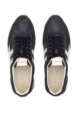 blue leather sneakers HOGAN | HXM6710FP0IUHO99AA