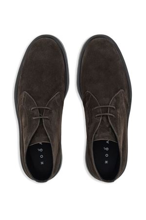 brown leather ankle boots HOGAN | HXM6730FN40BYE9999