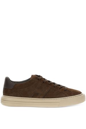 brown leather sneakers HOGAN | HXM6910FU10UHO0UU0