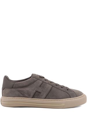 grey leather sneakers HOGAN | HXM6910FU10UHOB804