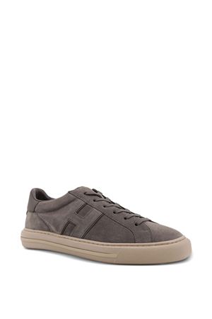 grey leather sneakers HOGAN | HXM6910FU10UHOB804