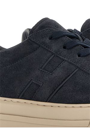 blue leather sneakers HOGAN | HXM6910FU10UHOU801