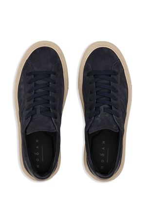 blue leather sneakers HOGAN | HXM6910FU10UHOU801