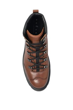 brown leather boots HOGAN | HXM6920FT10UJE154A